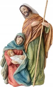 Szent Karácsonyi Család Figura *fa Megjelenés* 20cm magas Karácsony