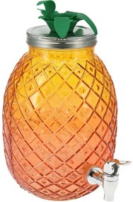 EH Üveg italadagoló 4,5 l, narancssárga