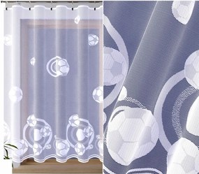 Labda mintás 300x170 cm jacquard függöny, egyenes (szegélyekkel)