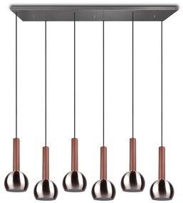 Fekete függőlámpa Ciliana – CINQUE