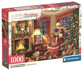 Karácsonyi Santa's Visit 1000 db-os puzzle Clementoni