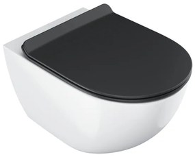 Ravak X01862 - WC-ülőke SoftClose VITA SLIM fekete