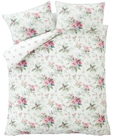 Krémszínű kétszemélyes ágyneműhuzat 200x200 cm Bridgerton Penelope Floral – Catherine Lansfield
