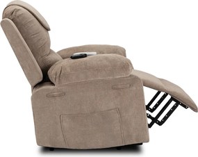 FENIX elektromos masszázsfotel felállás segítő funkcióval bézs