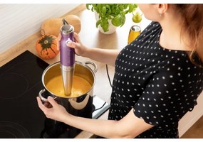 Sencor - Botmixer 4in1 1200W/230V rozsdamentes acél/lila