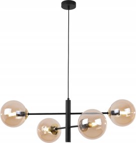 Mennyezeti Lámpa Csillár Fekete-arany Konyhába Nappaliba Elegáns Loft