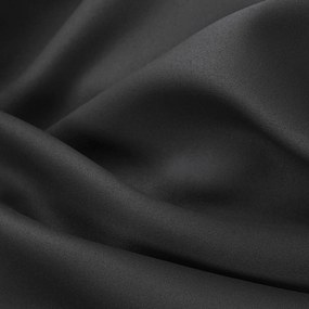 Goldea sötétítő függöny szövet blackout szatén fényű - sötétszürke 320 cm