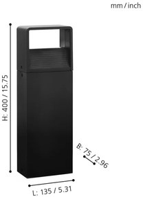 Eglo 98271 - LED Kültéri lámpa  DONINNI LED/5W/230V IP44