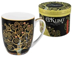 H.C.532-0413 Porcelánbögre 400ml,Klimt:Életfa