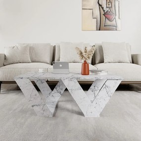 Dohányzóasztal Pipra - Carrara Marble