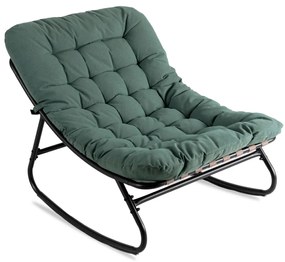 Hintafotel Zöld Párnával. AURORA