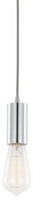 ITALUX DS-M-038-CHROME MODERNA Egyágú Függesztett Lámpa Fém E27 IP20