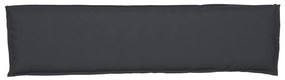 Raklap párna készlet 2 pcs Fekete 150 x 40 x 8 cm szövet