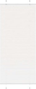 vidaXL pliszírozott redőny Fehér 85x200 cm szövetszélesség 84,4 cm