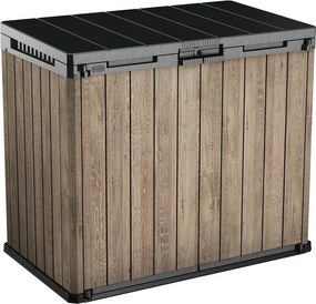 Barna műanyag kerti tárolódoboz Deco – Keter