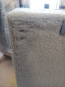 AKCIÓ Kinyitható U alakú ülőgarnitúra SMART BOUCLE 303x143 cm, sötét bézs II. osztály