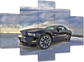 Képek 150x105 Ford Mustang a hóban Autó Klasszikus Made in Usa