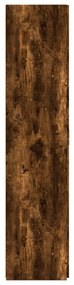 füstös tölgy színű szerelt fa magasszekrény 80 x 42,5 x 185 cm