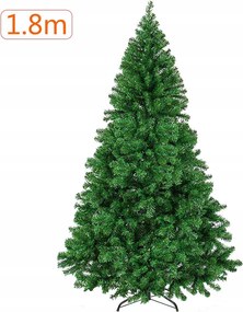 Műkarácsonyfa 1.80m fém állvány