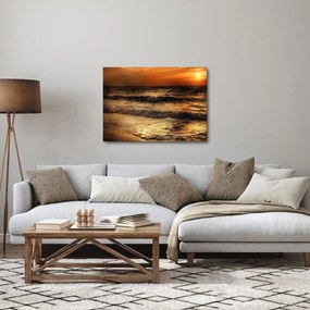 Kép - Hullámok a parton (70x50 cm)