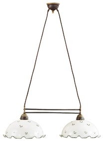 Kolarz 731.82.26 - Csillár zsinóron NONNA 2xE27/75W/230V zöld