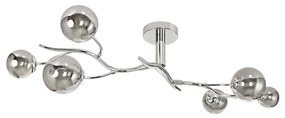 Brilagi - LED Felületre szerelhető csillár MISTEL 6xG9/3W/230V fényezett króm/füstös 3009-6CS