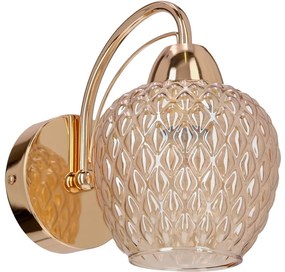 Candellux Fali lĂĄmpa TOBIAS 1xE27/40W/230V RĂłzsaarany CA0995
