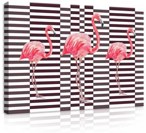 Flamingók, vászonkép, 70x50 cm méretben