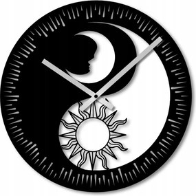 Falióra 60 cm Falióra Nagy Áttört Óra Modern Éjjel-nappal