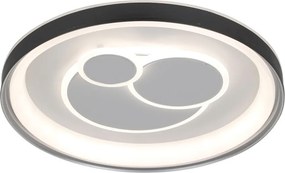 ITALUX PLF-54205-BK-WH FLORINA Kerek Mennyezeti Lámpa Fehér, Fekete LED IP20