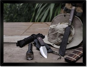 Poszterek keretben 40x30 Túlélő kés túlélés