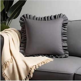 Pamutkeverék párnahuzat 40x40 cm Ruffled – Mila Home