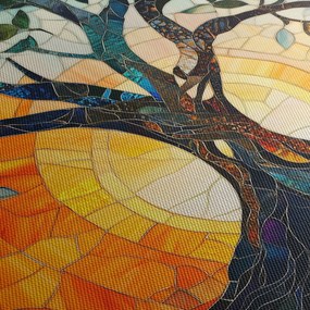 Kép – Mozaik – nap és fa I. (150x105 cm)