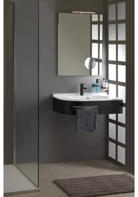 Sapho - PULSE sarok aláépíthető mosdó 75x43 cm márvány/fehér