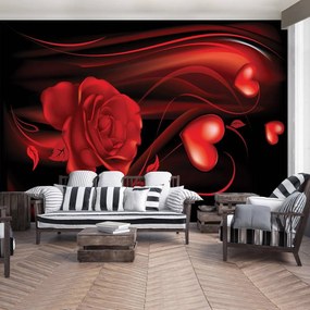 Fotótapéta - Piros szív (152,5x104 cm)