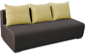 Maxi kanapé, barna-sárga