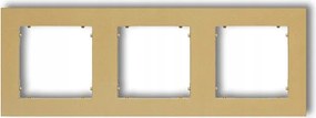 29MR-3 Arany hármas keret Mini Karlik sorozatú aljzatokhoz és kapcsolókhoz