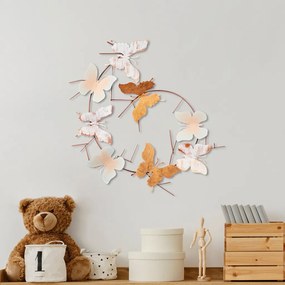 Butterflies fém fali dekoráció, 80 cm – TR891TNL2384