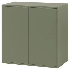 Boxie 2 ajtós fali szekrény 80x80x37 cm zöld