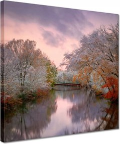 Festmények 30x30 Híd Építészet Tájkép