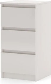 SIMPLE éjjeliszekrény 40 cm, 3 fiókos, kasmír