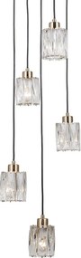 Italux modern függeszték torno átlátszó arany itxpnd-40813-5r-hbr
