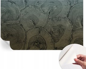 Öntapadós tapéta Divatos 3D fali ragasztóval Fa tégelyek 416x254 cm