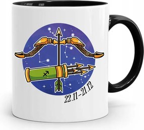 Csillagjegyek Csillagjegy Bögre Fekete Nyilas nyomtatott fényképpel