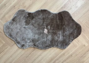 Vajpuha ovális shaggy sebano Sötétszürke (Dark grey) 80x150