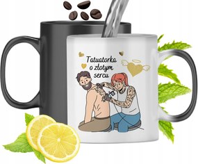 Mágikus Bögre Tetováló Színváltós Nyomtatott Fényképpel