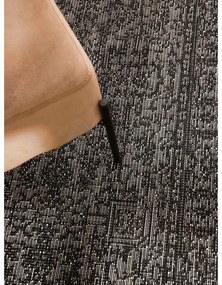 Fekete-fehér kültéri-beltéri futószőnyeg 80x250 cm Duet Kona – NORTHRUGS