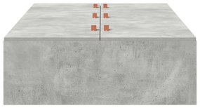 Tároló Ágykeret Beton Szürke 100x200 cm