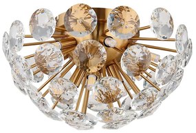 Globo 16047D - Mennyezeti lámpa VIRINA 10xG9/7W/230V arany átm. 39 cm