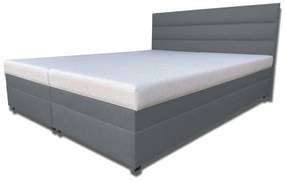 Franciaágy 160 cm Rebeka (szendvicsmatraccal) (sötétszürke). Akció -8%. 1030886